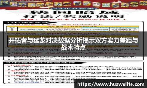 开拓者与猛龙对决数据分析揭示双方实力差距与战术特点